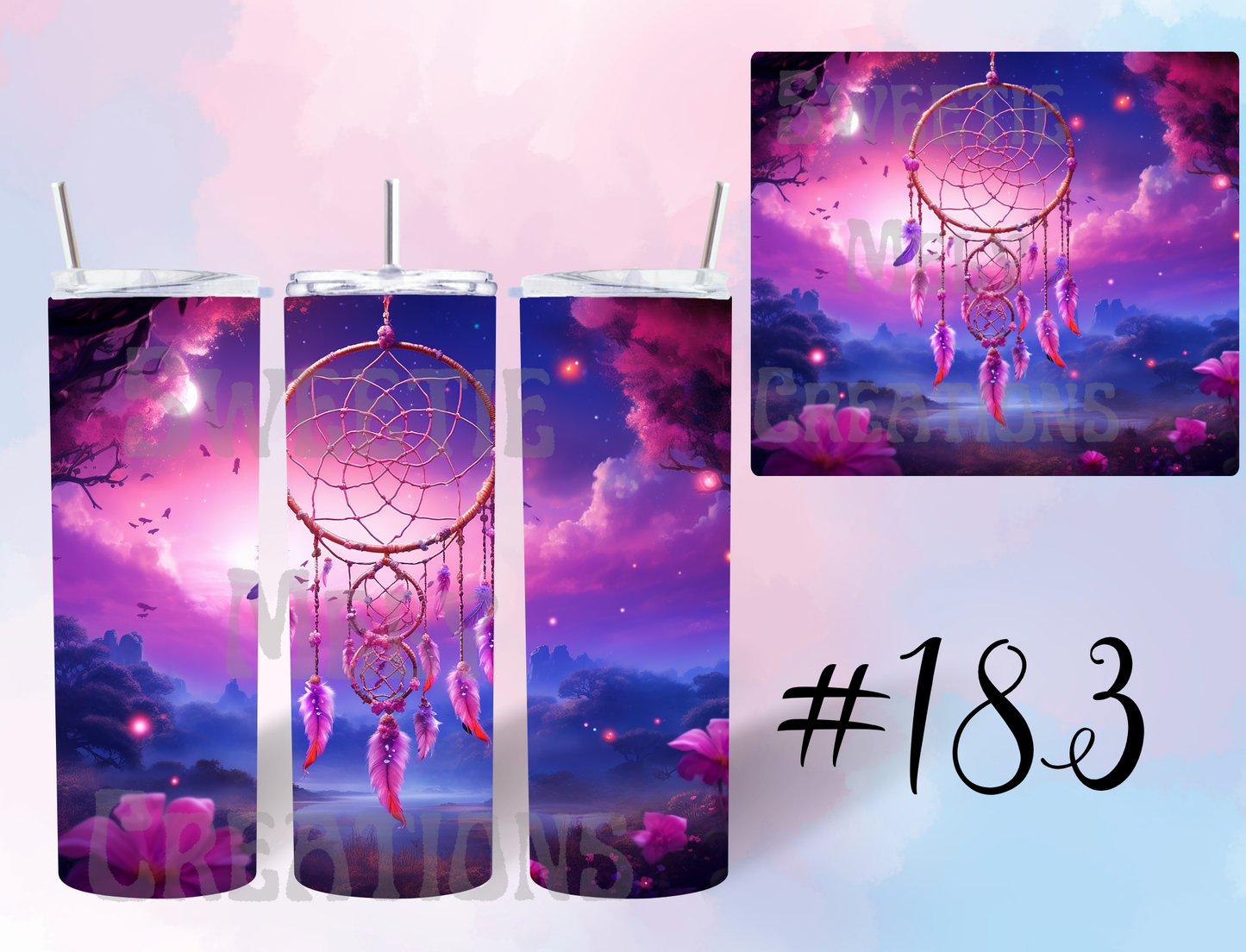 20oz Dream Catcher Tumblers