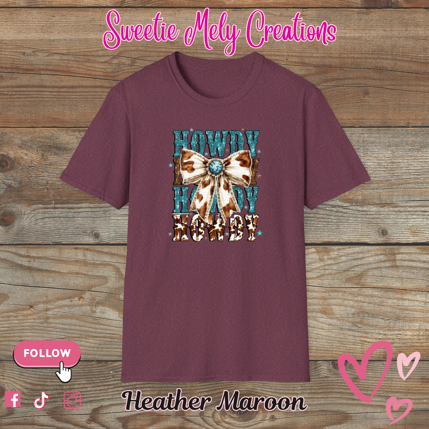 Howdy Glitter T shirt