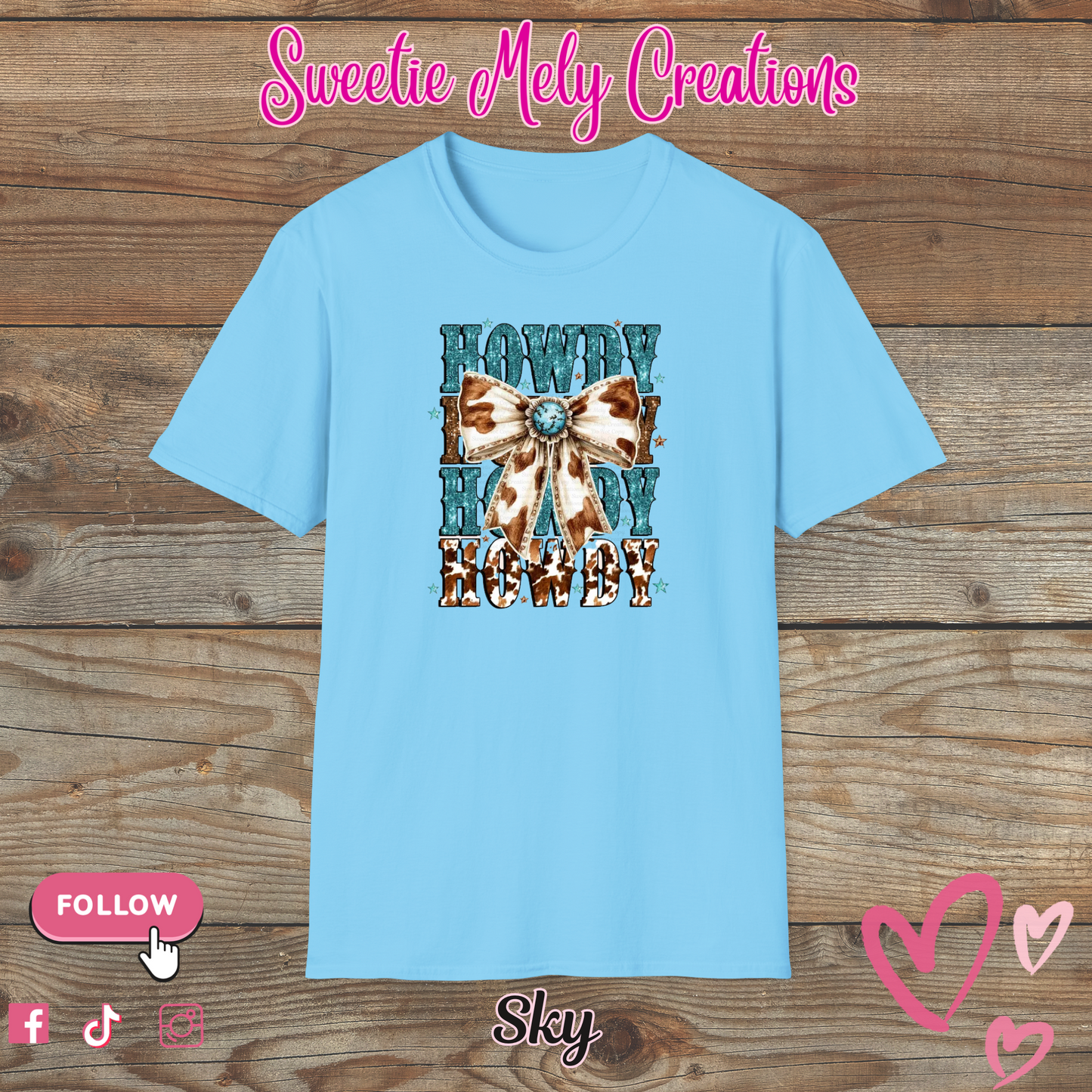 Howdy Glitter T shirt