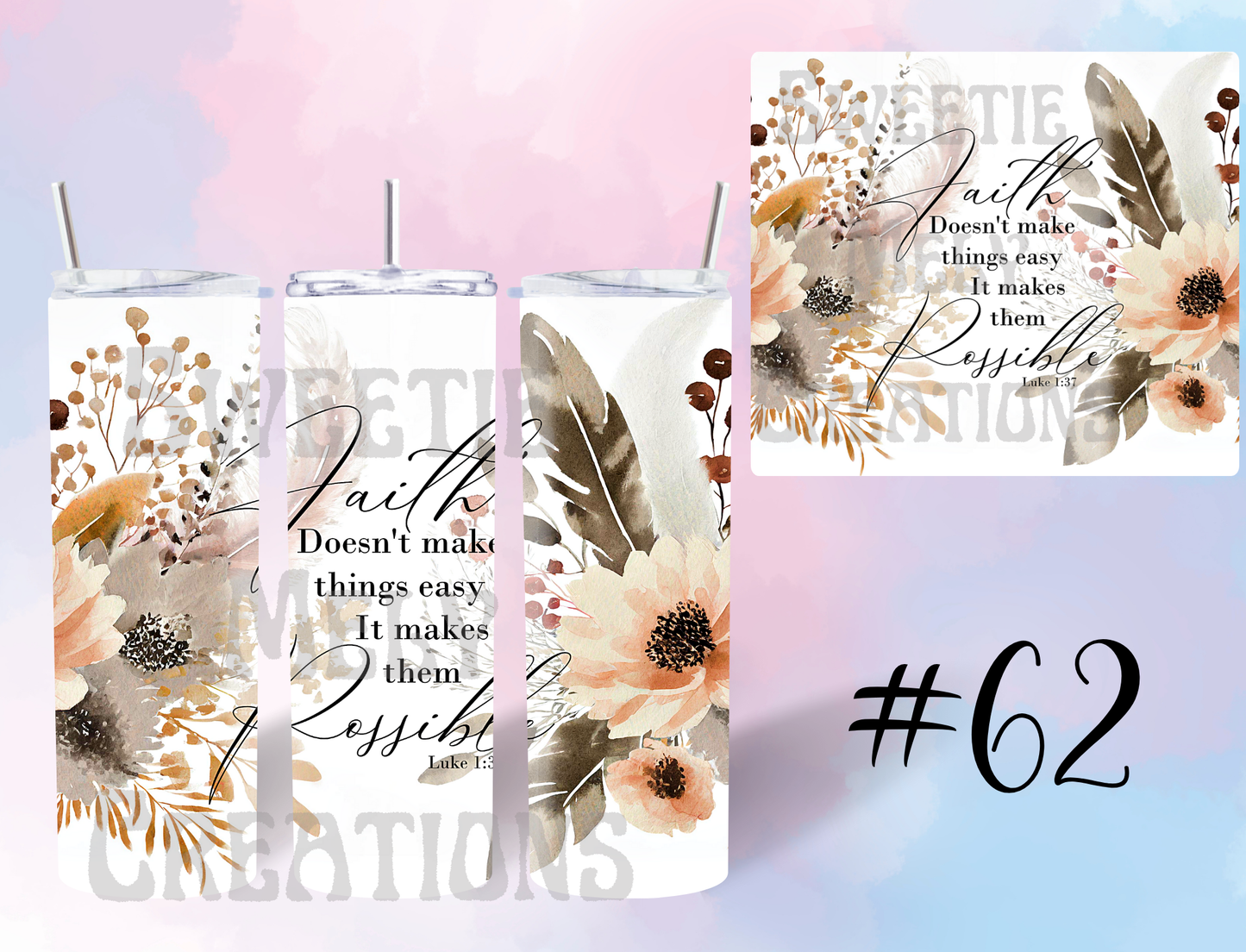 20oz Religious Tumbler