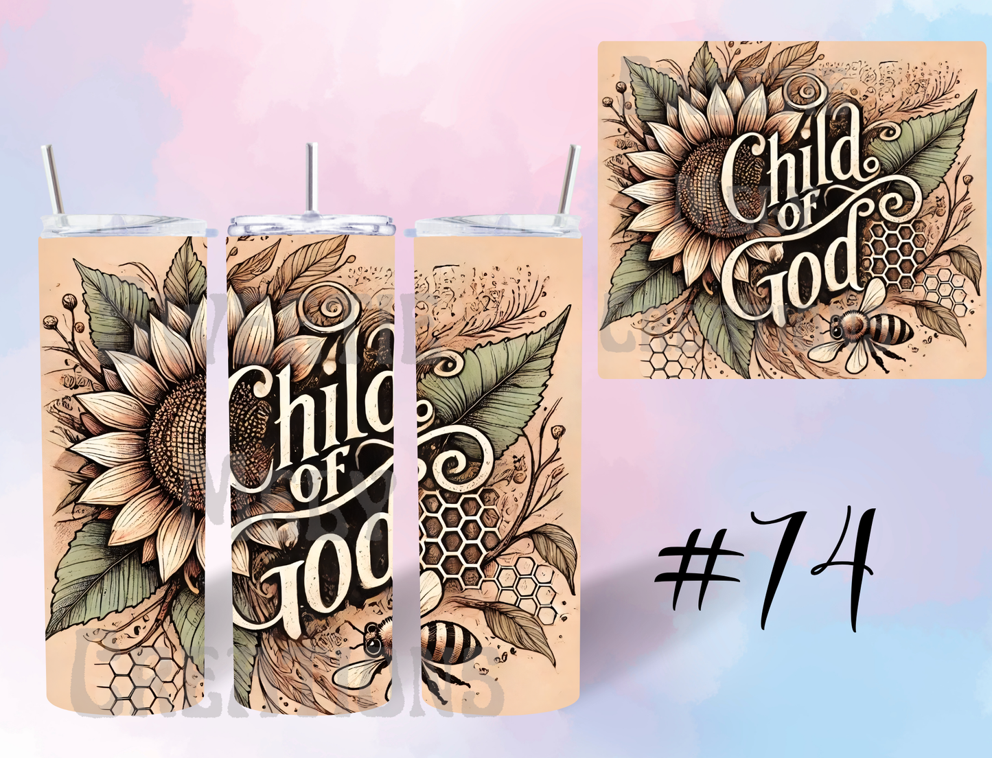 20oz Religious Tumbler