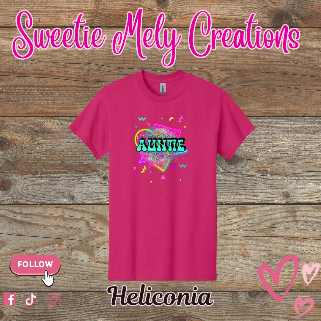 Auntie Neon T shirt