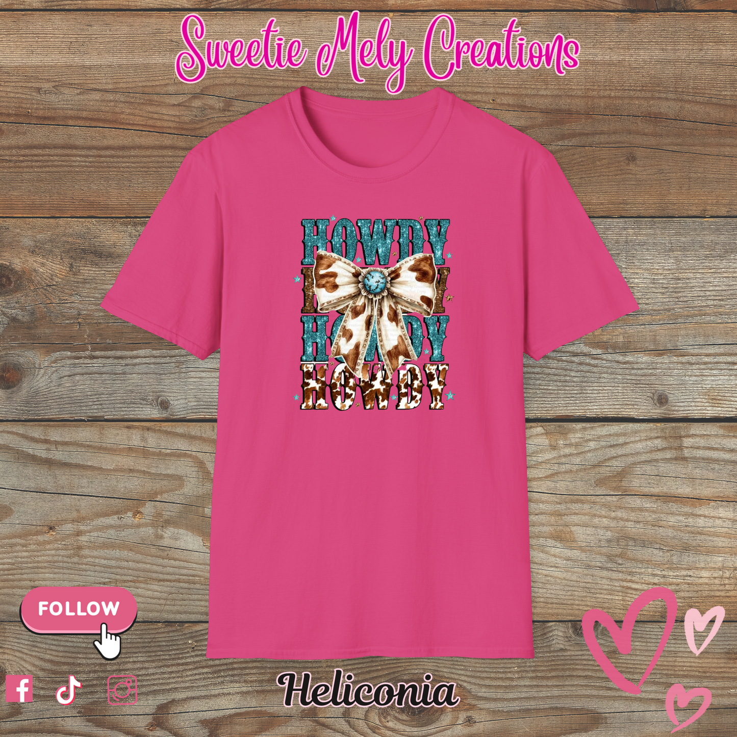 Howdy Glitter T shirt