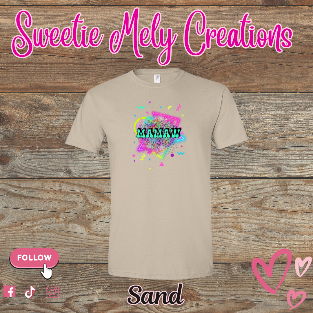 Mamaw Neon T shirt