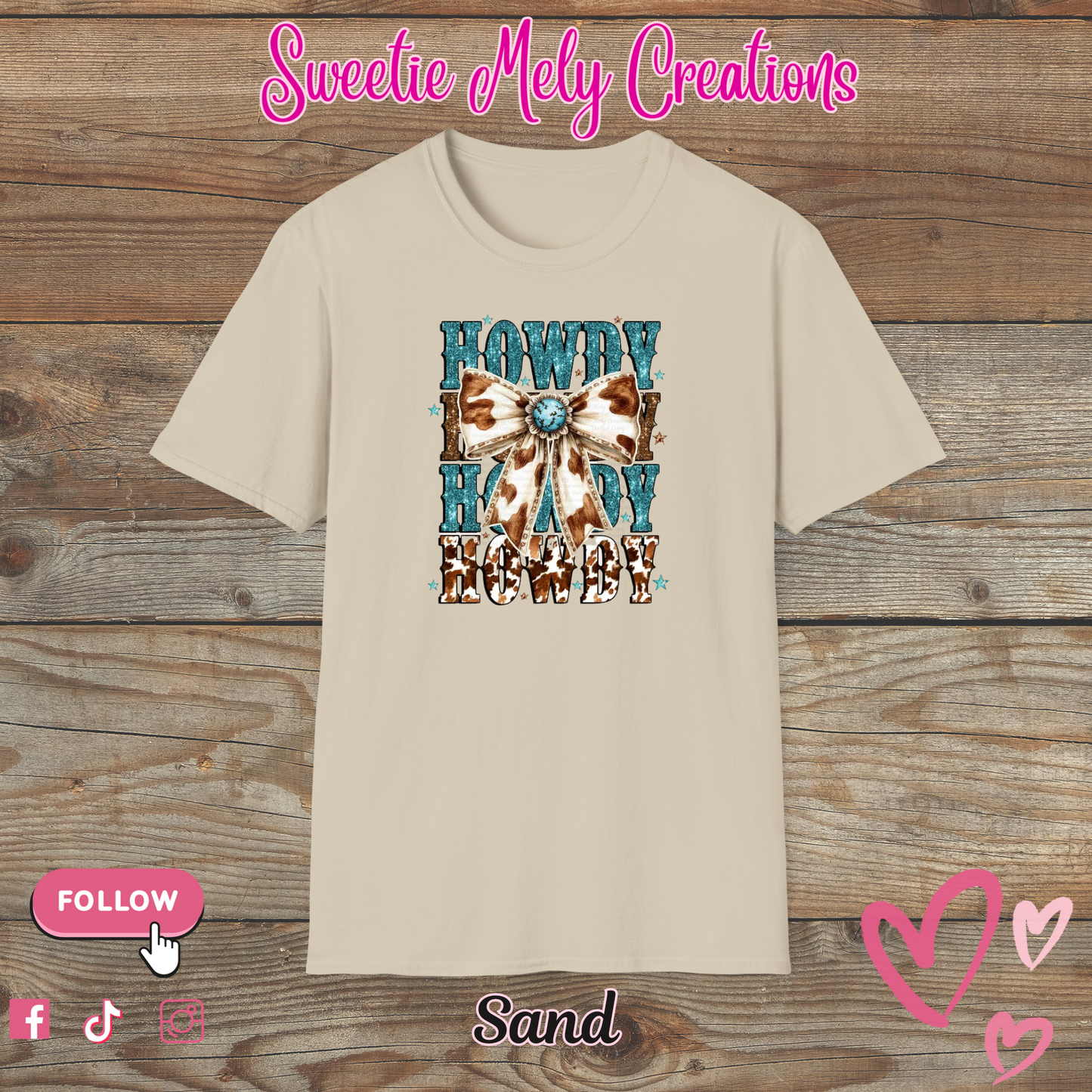 Howdy Glitter T shirt