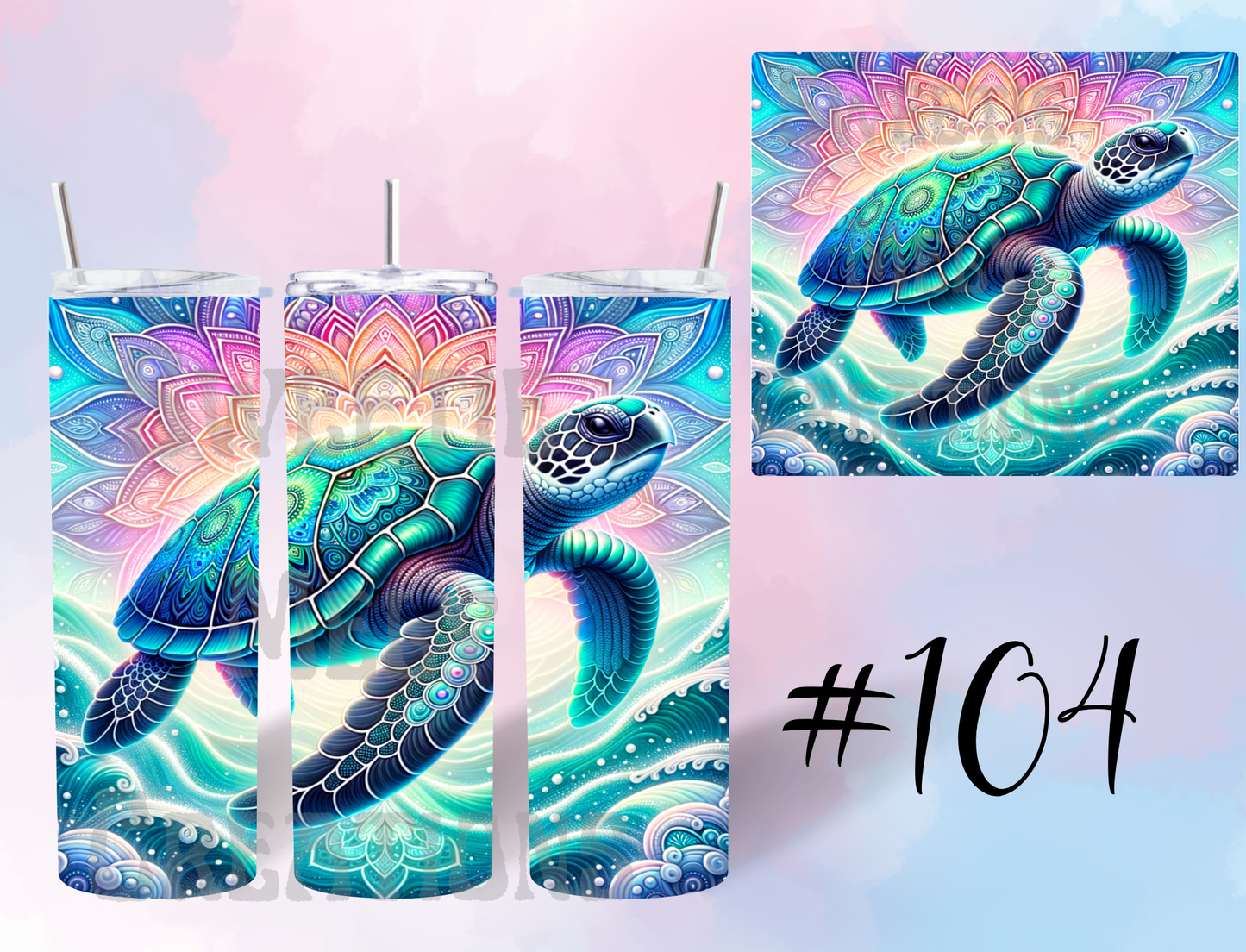 20oz Turtles Tumbler