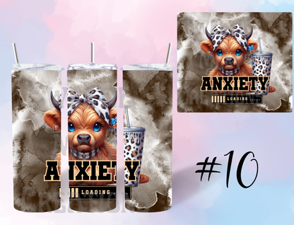 20oz  Highland Cow Tumbler