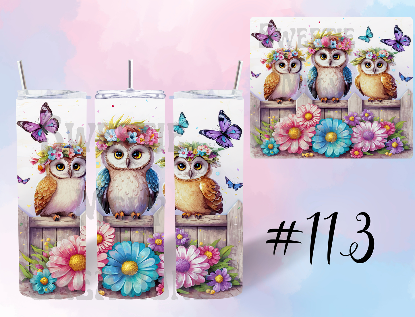 20oz Owl Tumbler