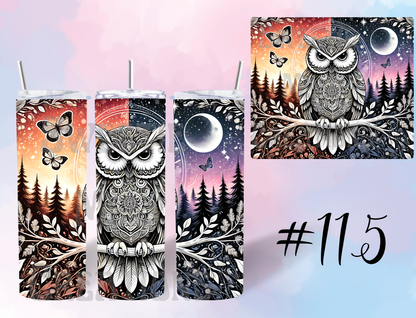 20oz Owl Tumbler
