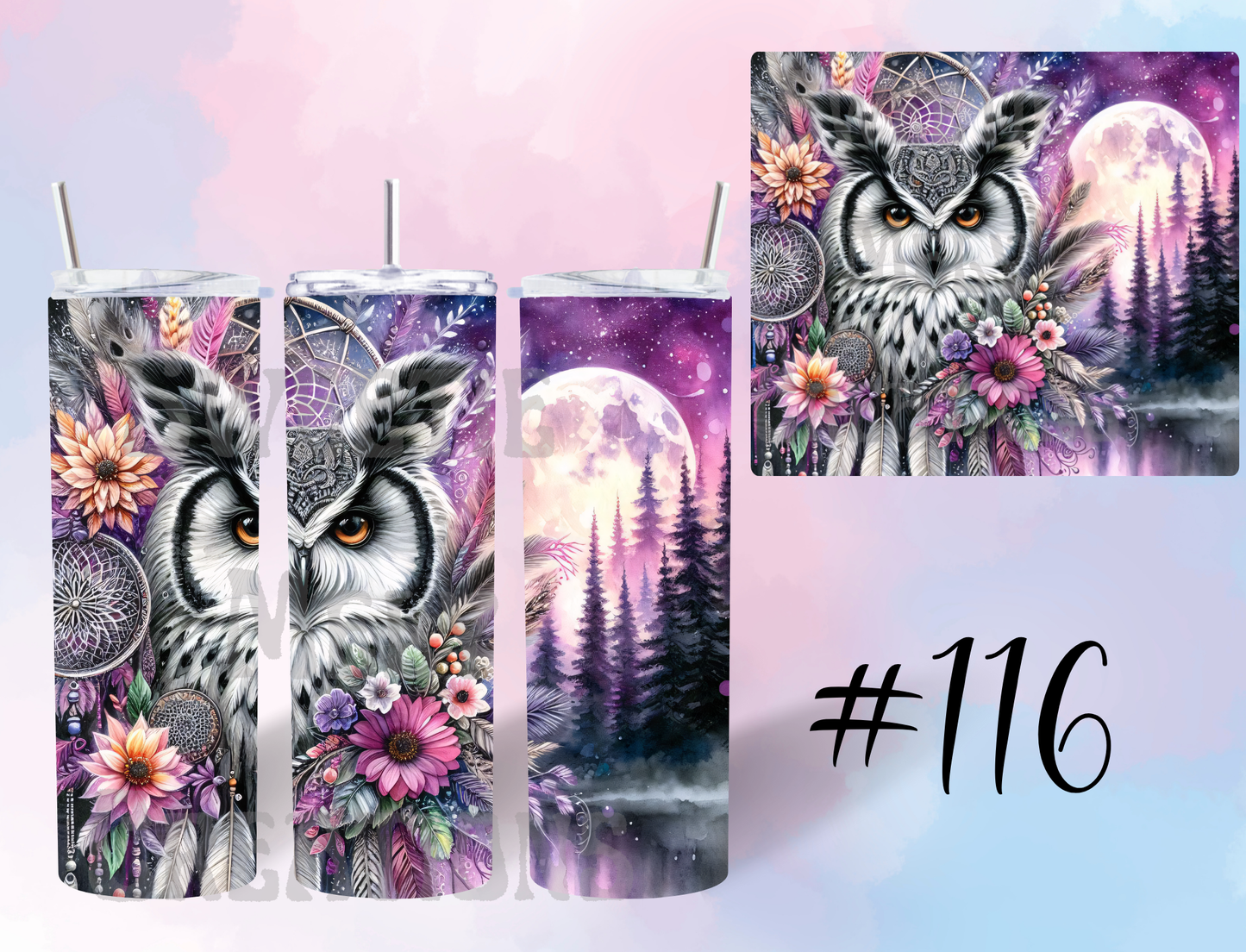 20oz Owl Tumbler