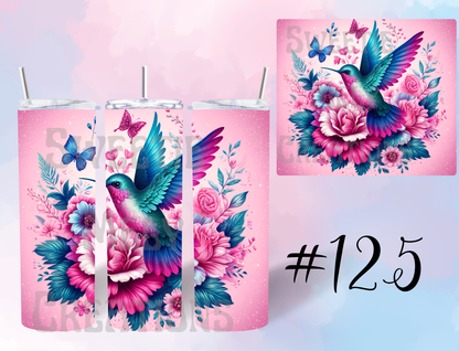 20oz Hummingbird Tumbler