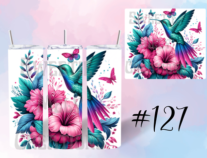 20oz Hummingbird Tumbler