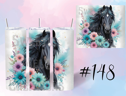 20oz Horses Tumbler
