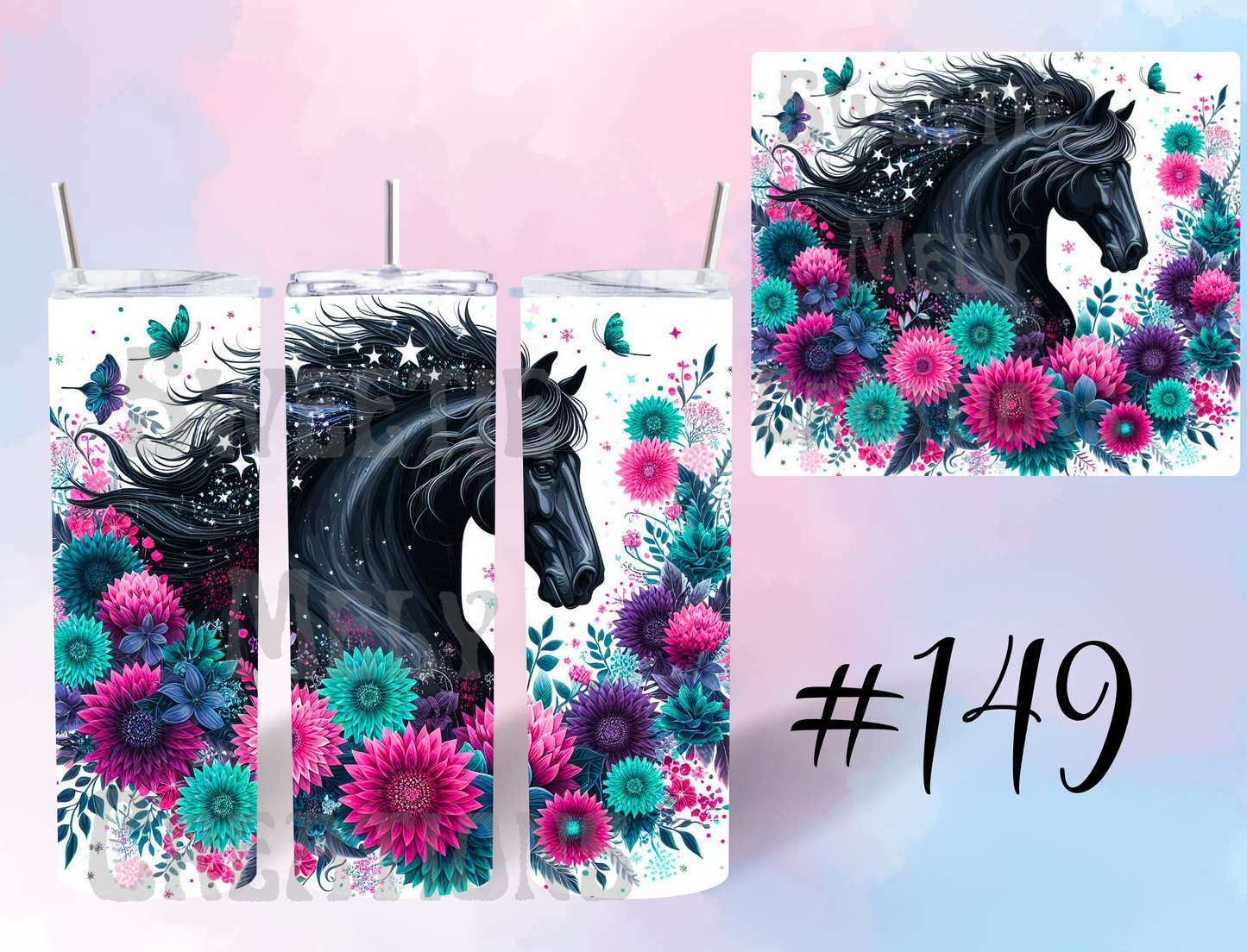 20oz Horses Tumbler