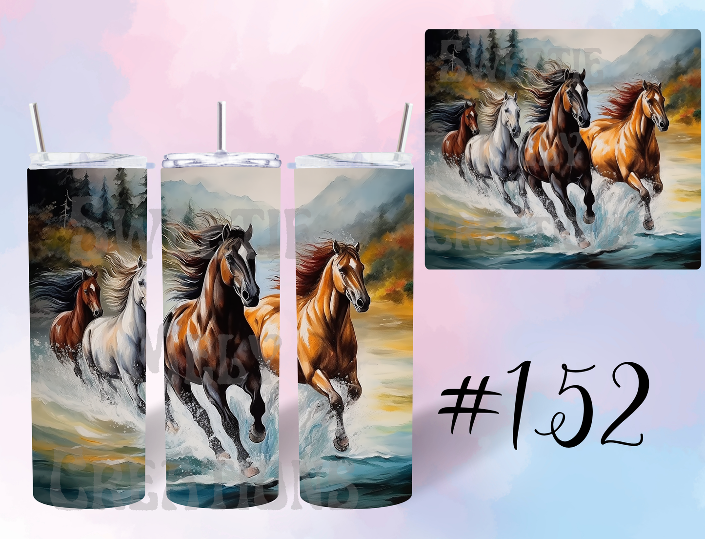20oz Horses Tumbler