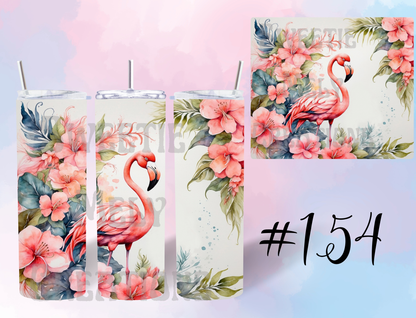20oz Flamingo Tumblers
