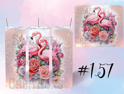 20oz Flamingo Tumblers