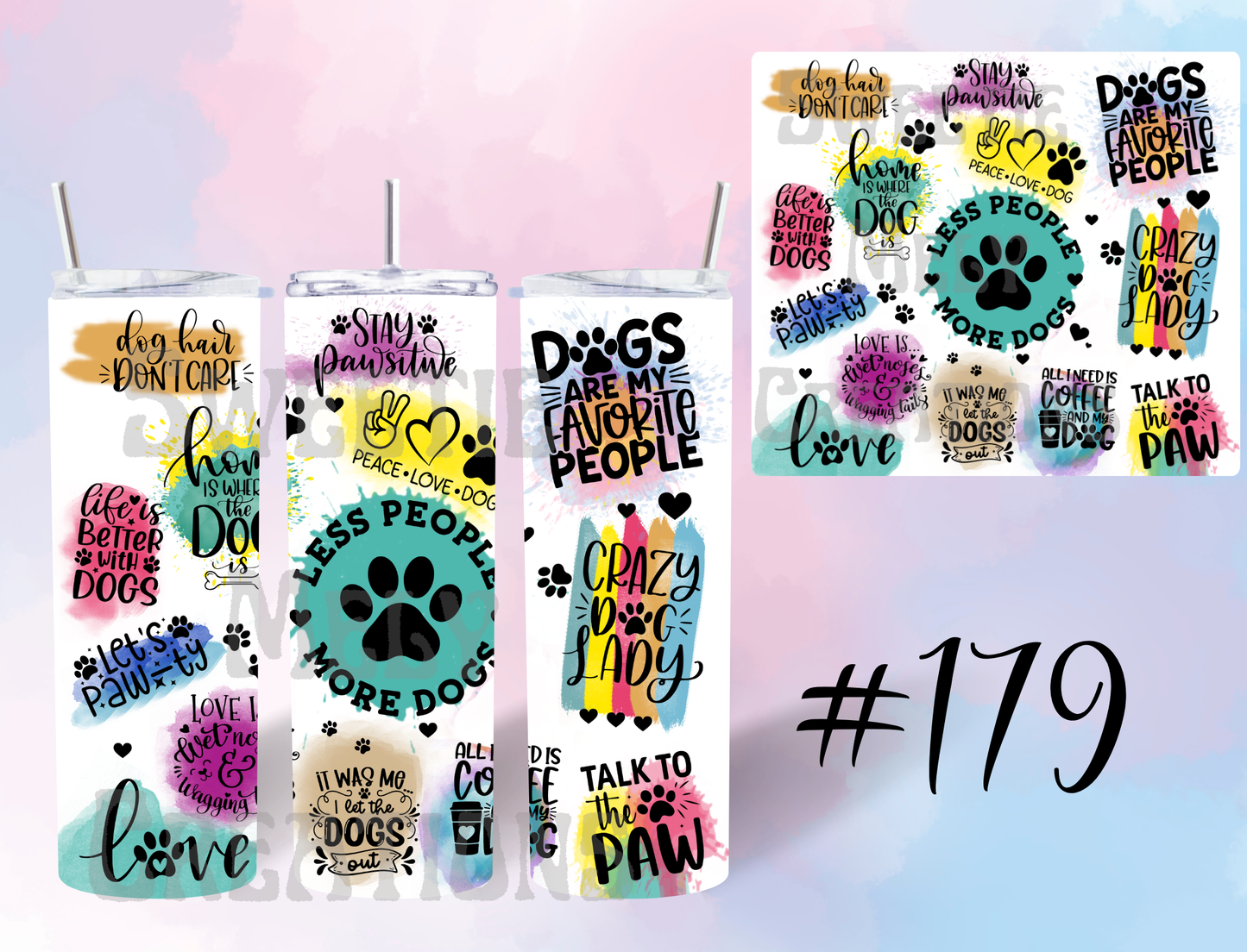 20oz Dog Tumblers
