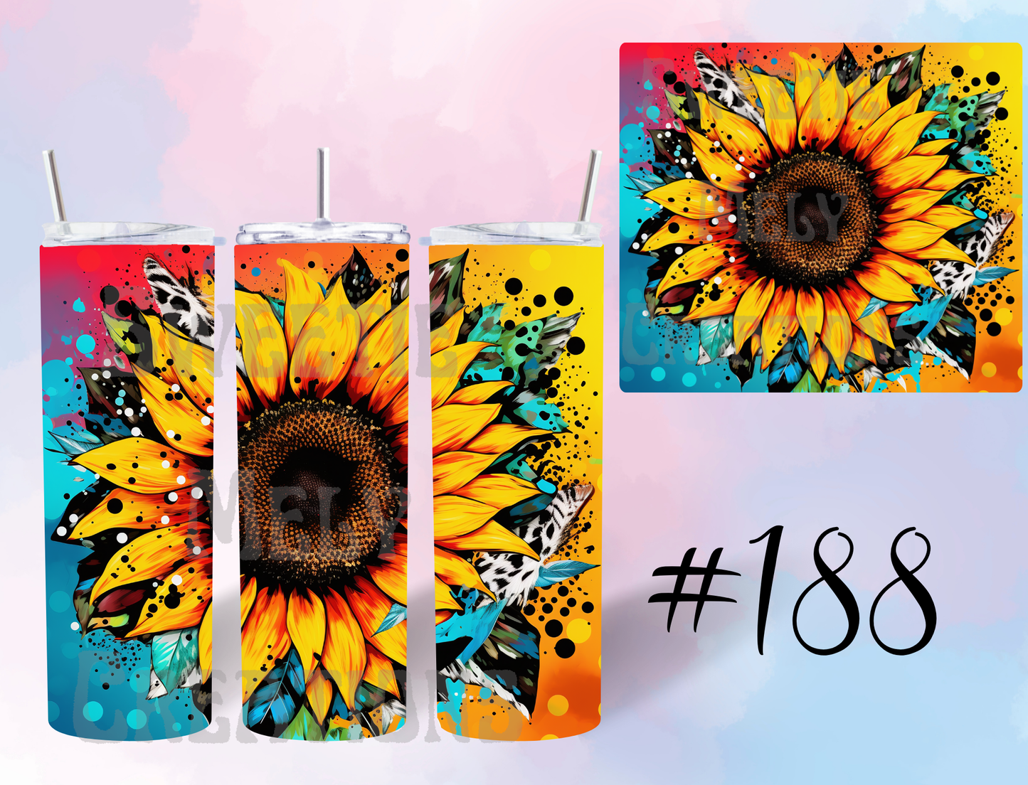 20oz Flowers Tumbler