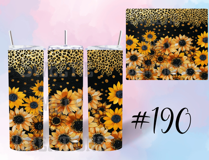 20oz Flowers Tumbler