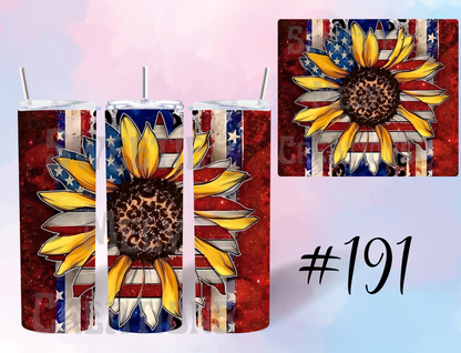 20oz Flowers Tumbler