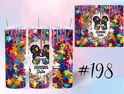 20oz Autism Tumbler
