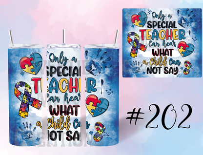 20oz Autism Tumbler