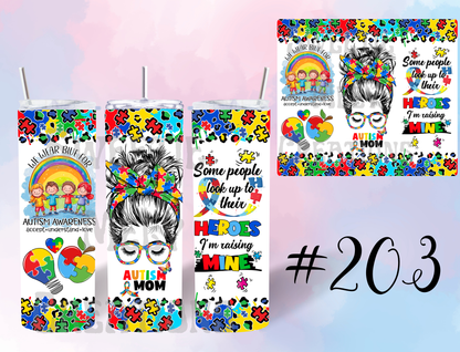 20oz Autism Tumbler