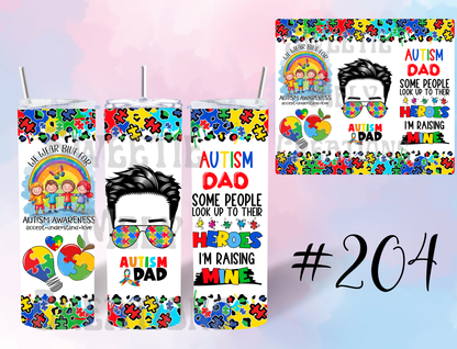 20oz Autism Tumbler