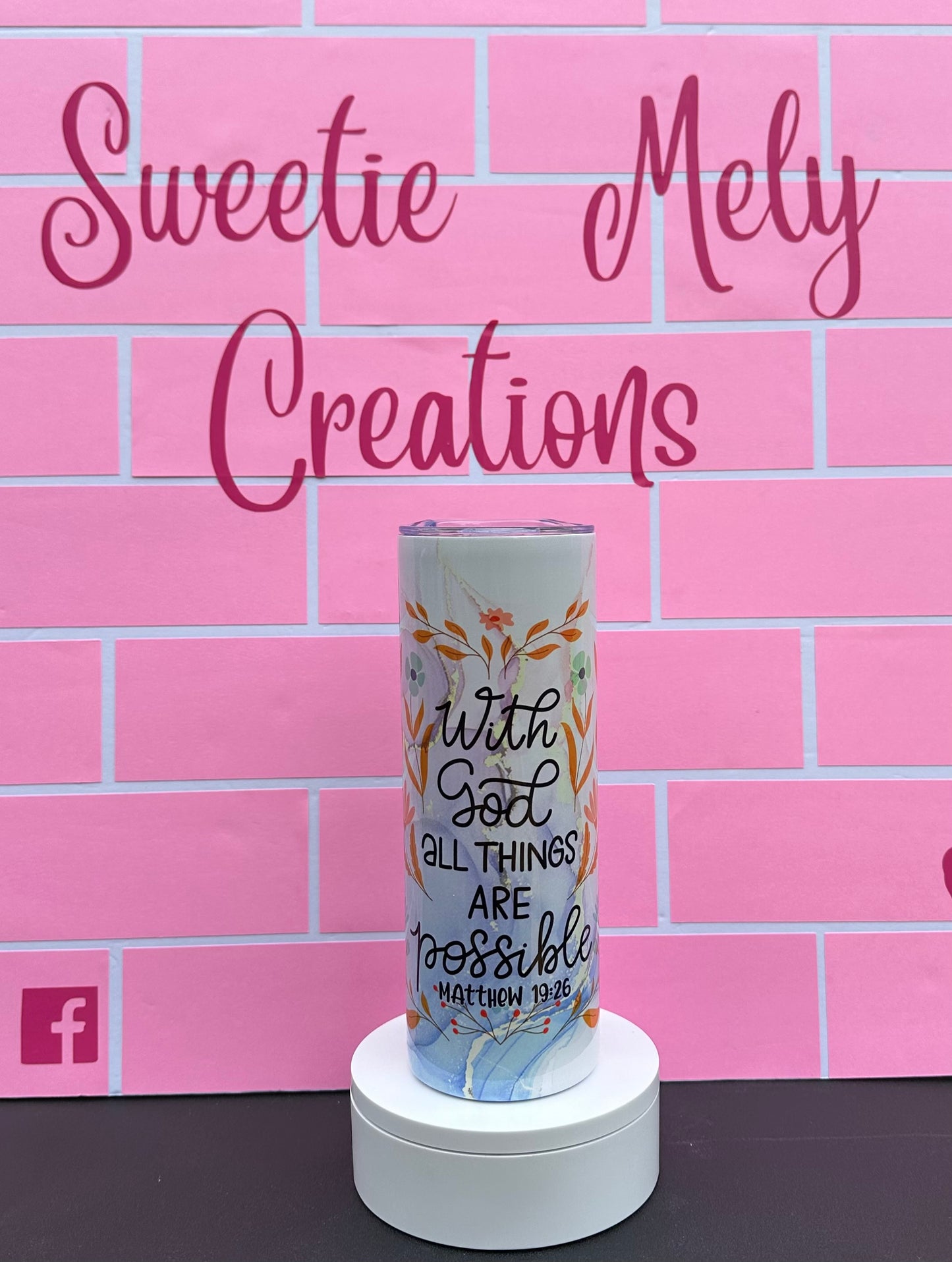 With God All Things… This item is RTS (ready to ship) & will ship out within 1-2 business days