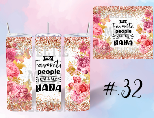 20oz Grandma Tumbler