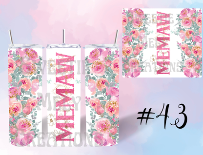 20oz Grandma Tumbler