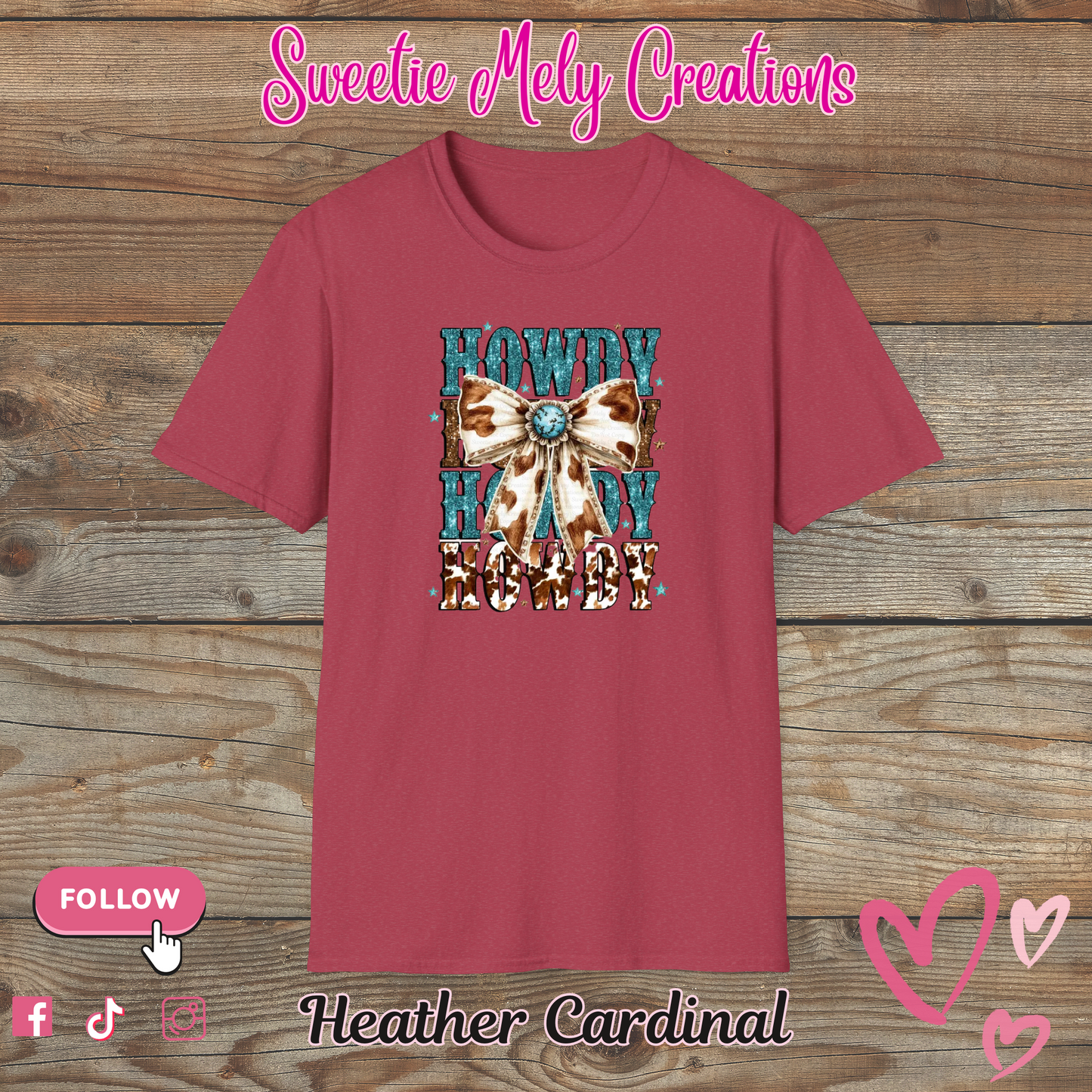 Howdy Glitter T shirt