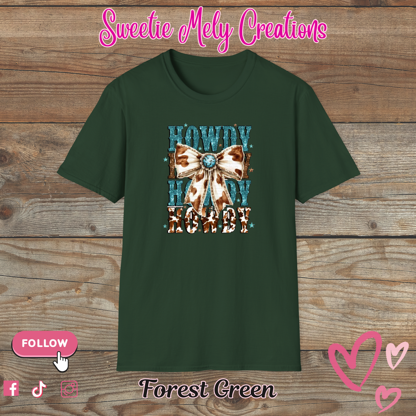 Howdy Glitter T shirt