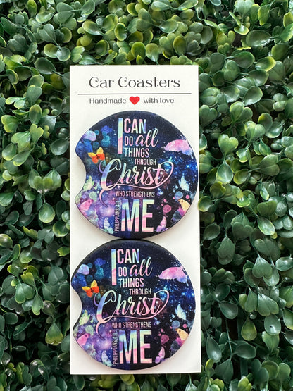 Religious Car Coasters