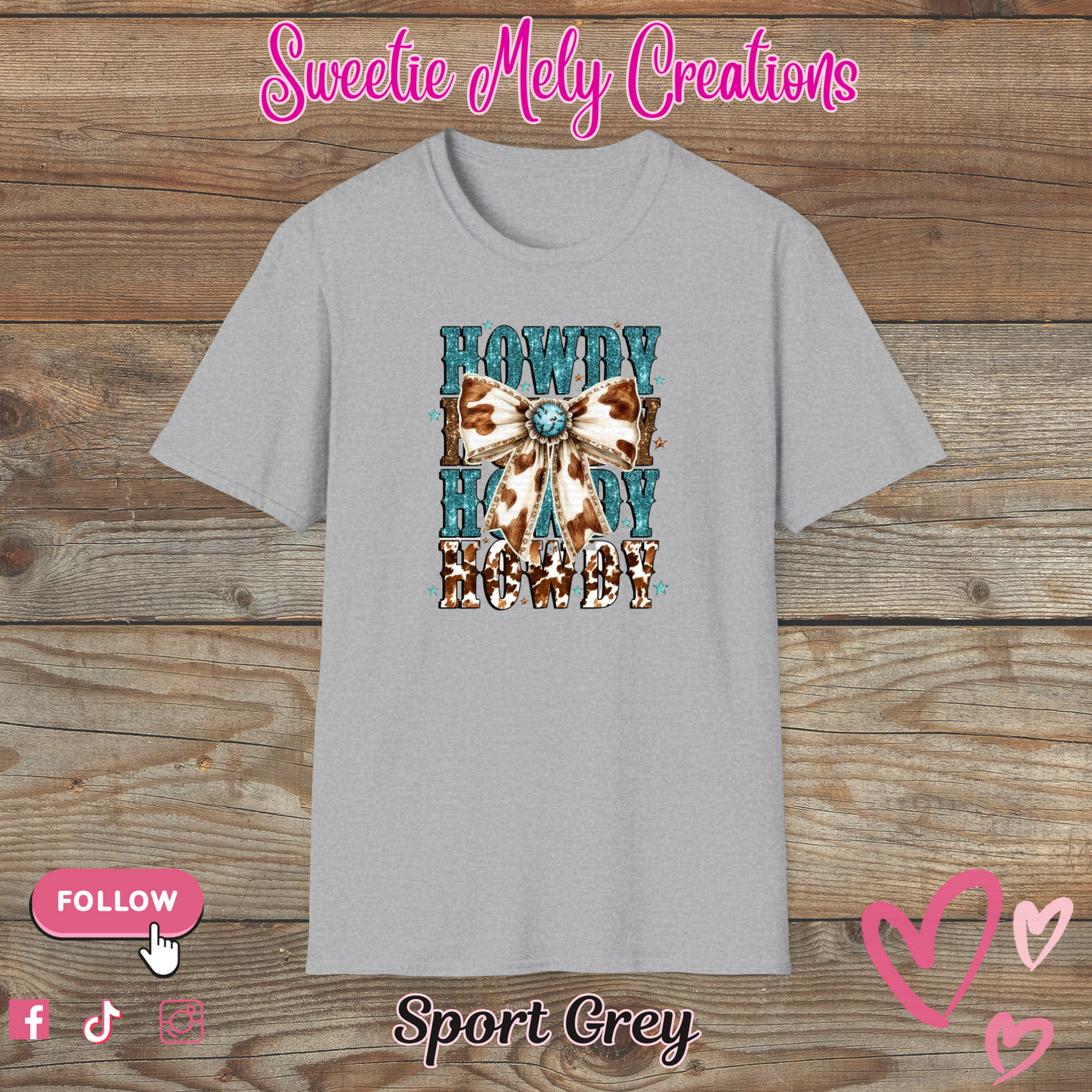 Howdy Glitter T shirt
