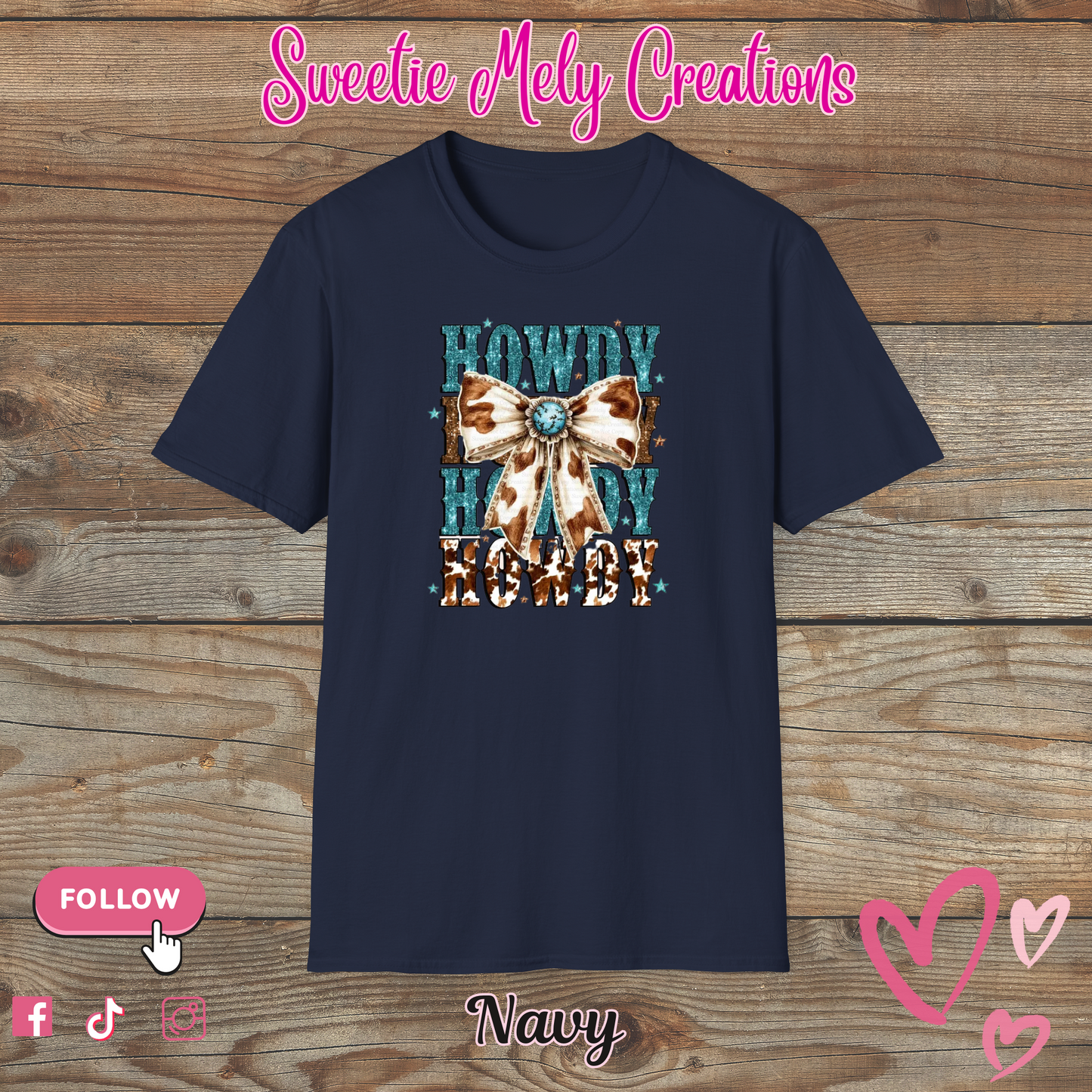 Howdy Glitter T shirt