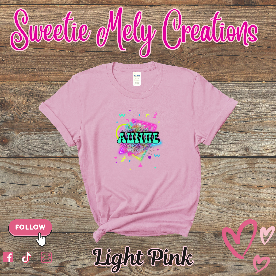 Auntie Neon T shirt