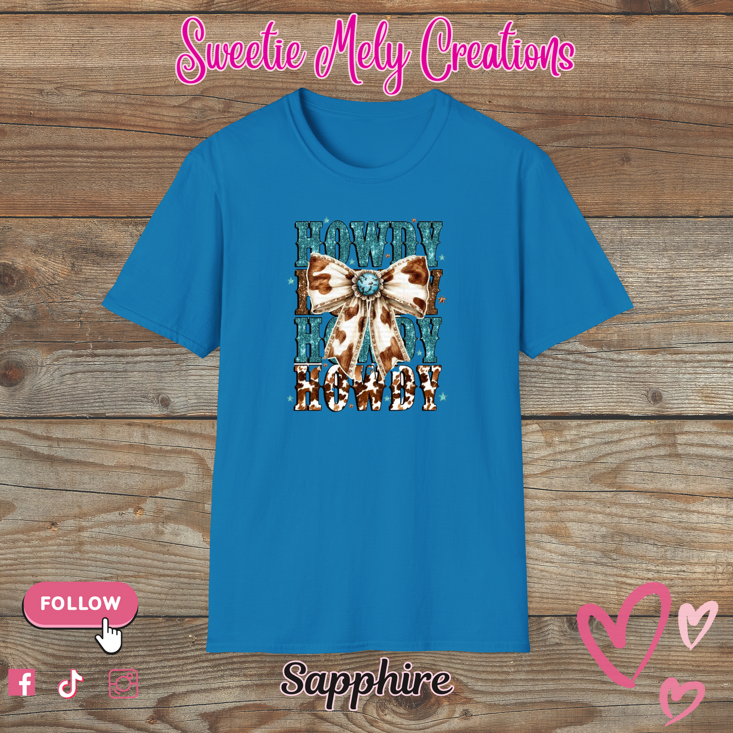 Howdy Glitter T shirt
