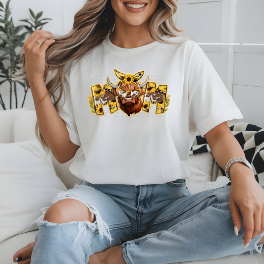 Mom Highland Cow Shirt